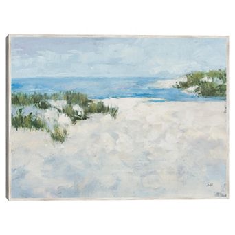 Masterpiece Whispers of the Tide II Framed Canvas Wall Art