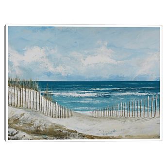 Masterpiece Tranquil Sea No 1 Framed Canvas Wall Art