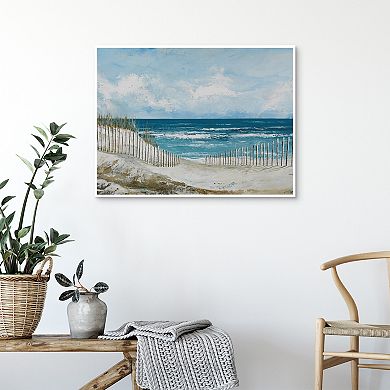 Masterpiece Tranquil Sea No 1 Framed Canvas Wall Art
