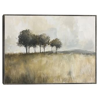 Masterpiece Woodland Trees Framed Canvas Wall Art