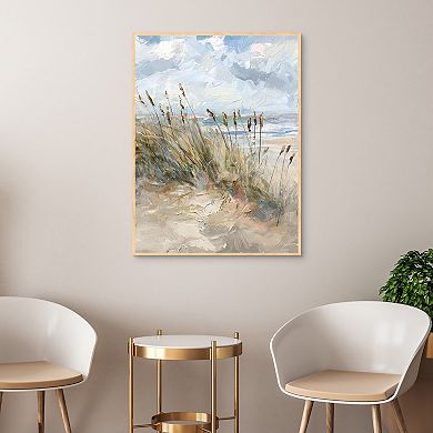 Masterpiece Yonder by Studio Arts Coastal Framed Canvas Wall Art