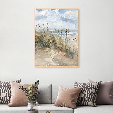 Masterpiece Yonder by Studio Arts Coastal Framed Canvas Wall Art