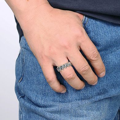 Men's LYNX Skulls Band Ring