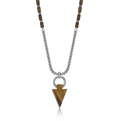 Men's LYNX Arrowhead Pendant Necklace