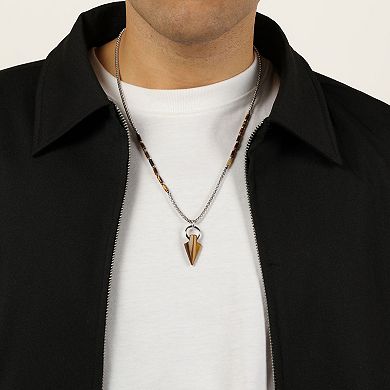 Men's LYNX Arrowhead Pendant Necklace