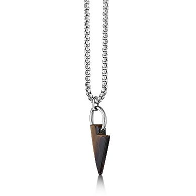 Men's LYNX Arrowhead Pendant Necklace