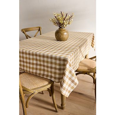 Mingle & Co. Rectangular Gingham Tablecloth