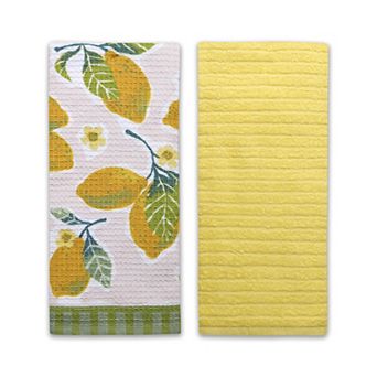 Mingle & Co. 2 pk Terry Waffle Kitchen Towels