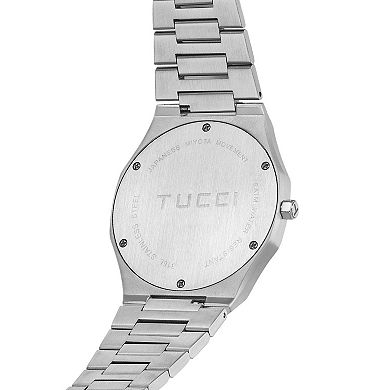 TUCCI Italy Pianura Men's Stainless Steel Octagonal Dial Wrist Watch - TW0587