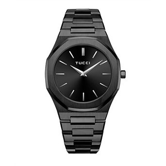 TUCCI Italy Pianura Men's Stainless Steel Octagonal Dial Wrist Watch - TW0587