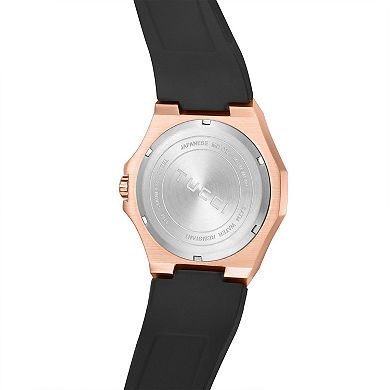 TUCCI Italy Precisione Men's Black Rubber Strap Watch - TW0594