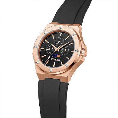 TUCCI Italy Precisione Men's Black Rubber Strap Watch - TW0594