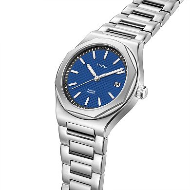 TUCCI Italy Consueto Men's Stainless Steel Quartz Watch - TW0600