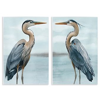Stupell Home Decor Detailed Heron Bird Duo Wall Art Set of 2