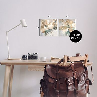 Stupell Home Decor Abstract Floral Wall Art Set of 2