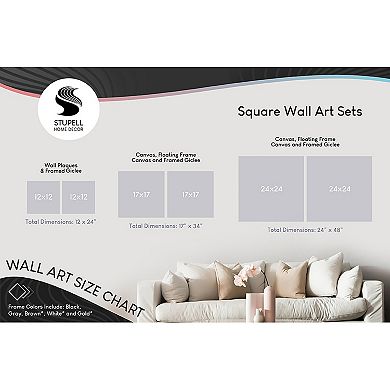 Stupell Home Decor Abstract Floral Wall Art Set of 2