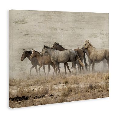 Stupell Home Decor Galloping Horse Herd Wall Art
