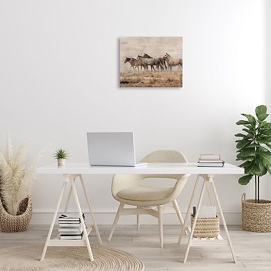 Stupell Home Decor Galloping Horse Herd Wall Art
