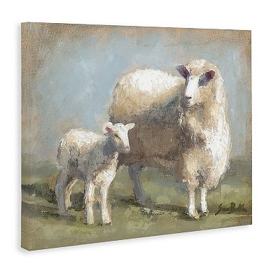 Stupell Home Decor Sheep & Lamb Family Farm Wall Art