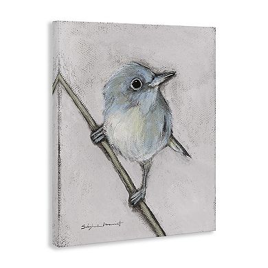 Stupell Home Decor Wildlife Perched Bird Canvas Wall Art