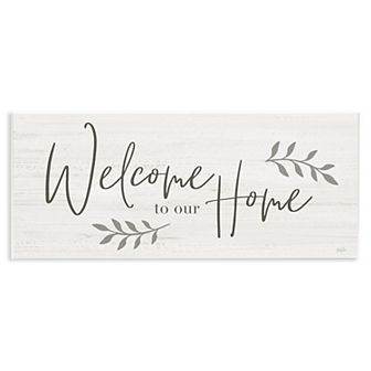 Stupell Home Decor "Welcome To Our Home" Wall Art