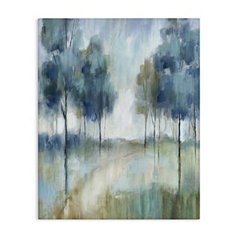 Stupell Home Decor Abstract Woodland Path Trees Wall Art