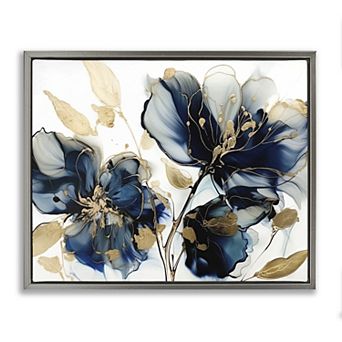 Stupell Home Decor Modern Flowers Framed Wall Art