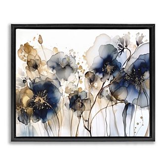 Stupell Home Decor Floral Abstraction Framed Wall Art
