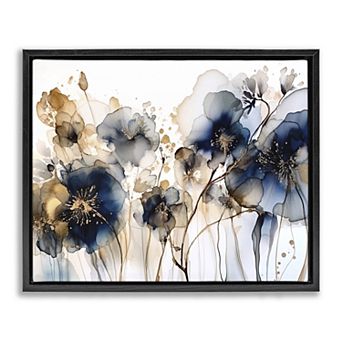 Stupell Home Decor Floral Abstraction Framed Wall Art