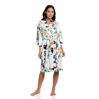 Women's Lilac+London Solid Wrapper Robe