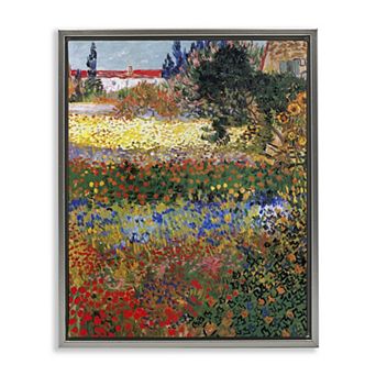 Stupell Home Decor Flower Garden Van Gogh Framed Wall Art