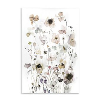 Stupell Home Decor Soft Cottage Florals Canvas Wall Art