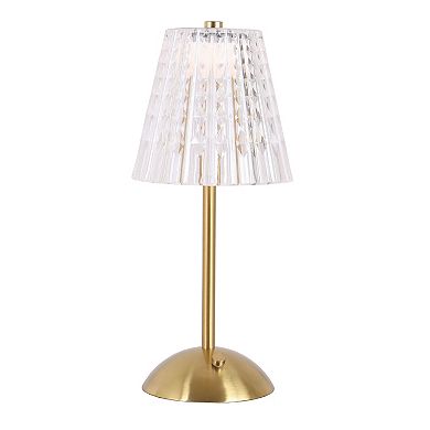 Faceted Shade LED Touch Table Lamp