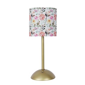 Floral Shade Rechargeable Table Lamp