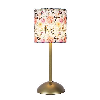Floral Shade Rechargeable Table Lamp
