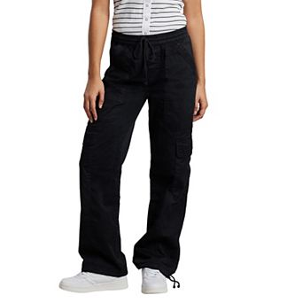 Juniors' UNIONBAY Straight Leg Side Cargo Pants