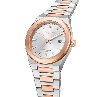 TUCCI Italy Women's Water-Resistant Stainless Steel Bracelet Watch - TW0590-WATCH-RSS, TW0591-WATCH-SS, TW0590-WATCH-GSS