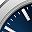 Silver Tone Blue