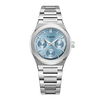 TUCCI Italy Women's Stainless Steel Chronograph Wrist Watch