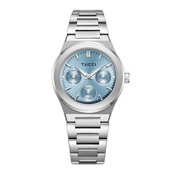 TUCCI Italy Women's Stainless Steel Chronograph Wrist Watch