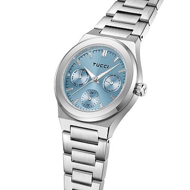 TUCCI Italy Women's Stainless Steel Chronograph Wrist Watch