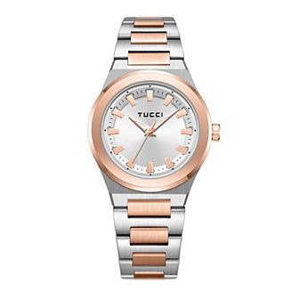 TUCCI Italy Women's Stainless Steel Bracelet Watch - TW0591-WATCH-SS, TW0591-WATCH-GSS, TW0591-WATCH-RSS