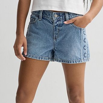 Girls 6-20 SO® Denim Shorts with Star Detail in Regular & Plus Size