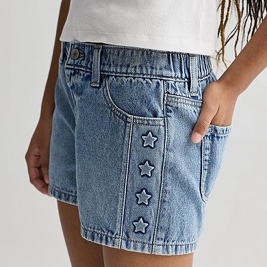 Girls 6-20 SO® Denim Shorts with Star Detail in Regular & Plus Size