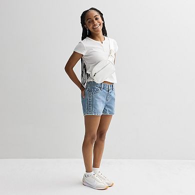 Girls 6-20 SO® Denim Shorts with Star Detail in Regular & Plus Size