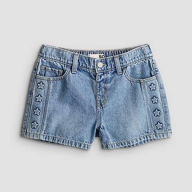Girls 6-20 SO® Denim Shorts with Star Detail in Regular & Plus Size