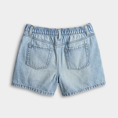 Girls 7-16 SO® Denim Midi Shorts with Embroidery in Regular & Plus Size
