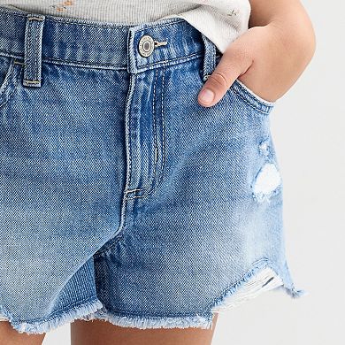 Girls 7-16 SO® Denim Midi Cutoff Shorts in Regular & Plus Size