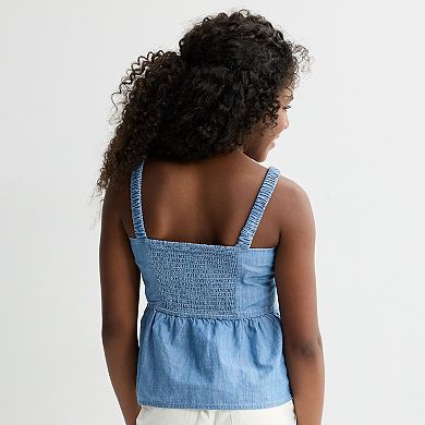 Girls 6-20 SO® Babydoll Tank Top in Regular & Plus Size