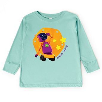 Leo the Truck Dream Away Robot - Kids Toddler Long Sleeve Graphic Tee